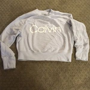 Calvin Klein cropped work out top